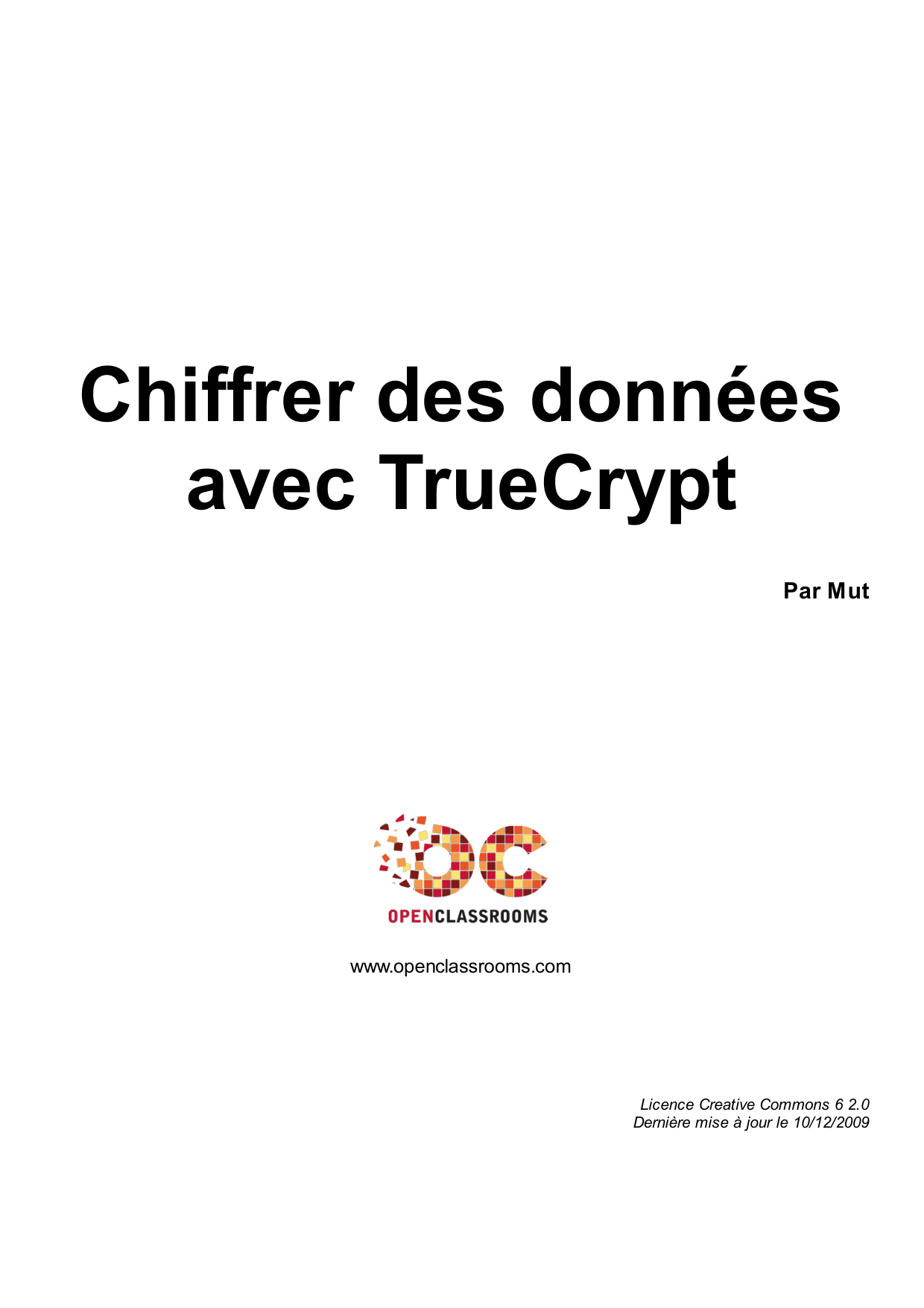 Chiffrer des données avec TrueCrypt
