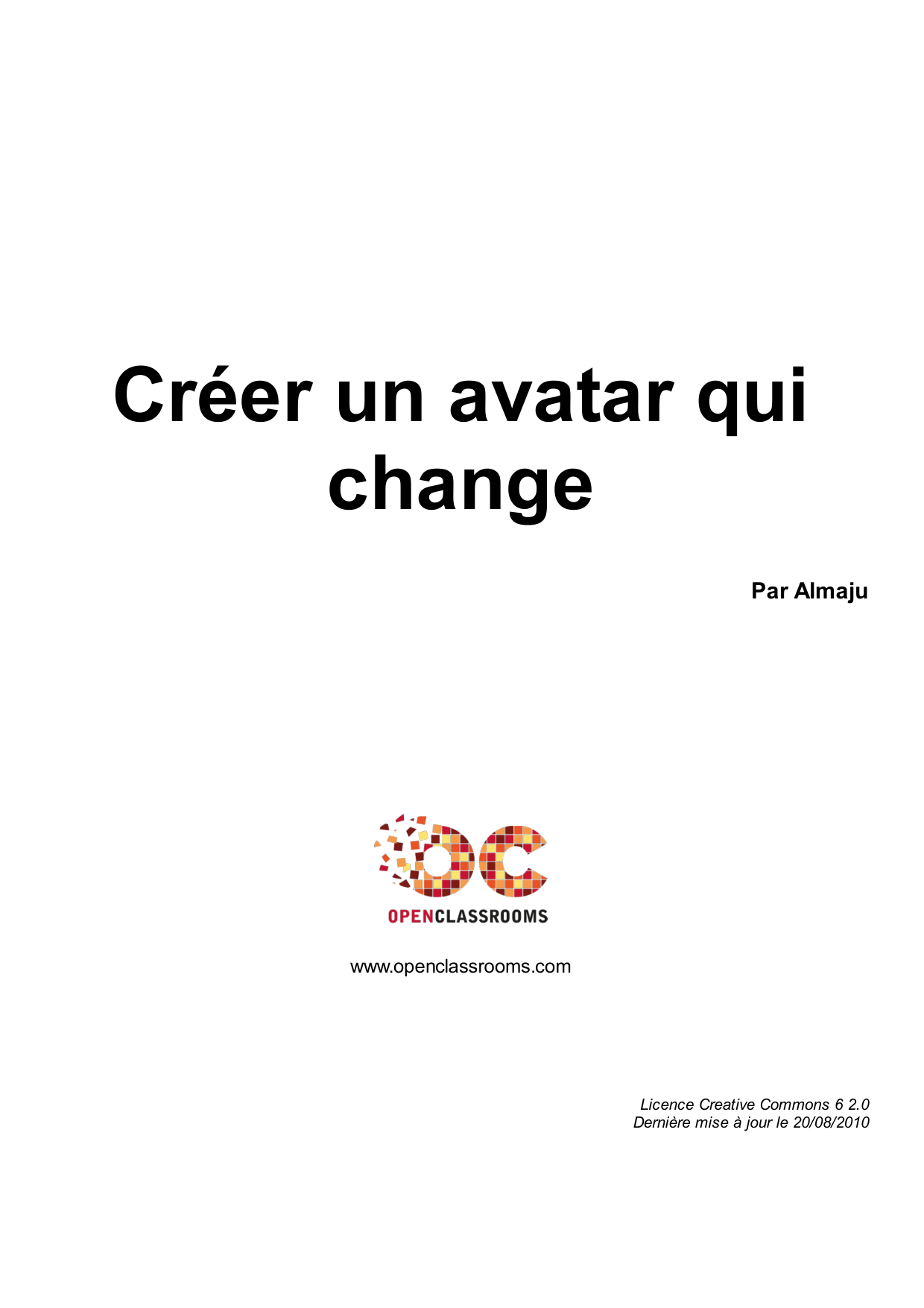 Créer un avatar qui change