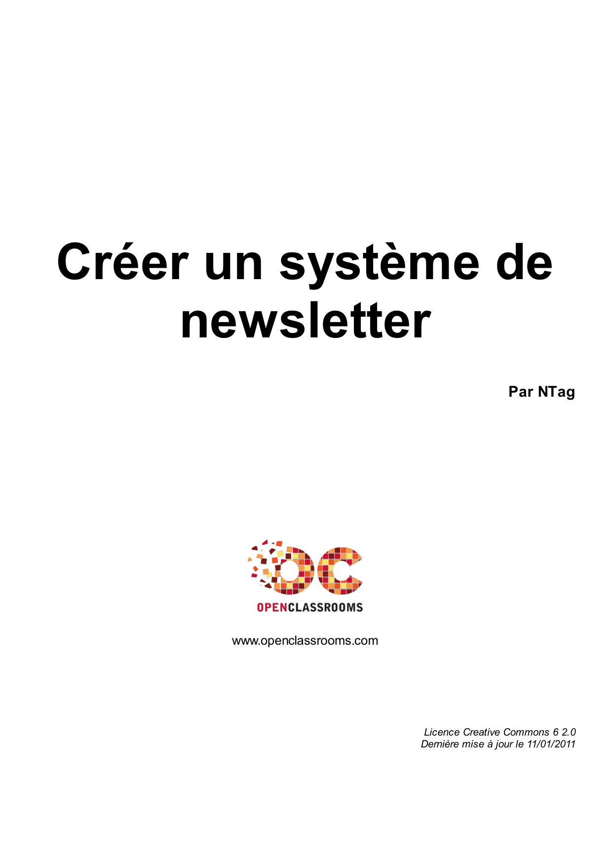 Créer un système de newsletter
