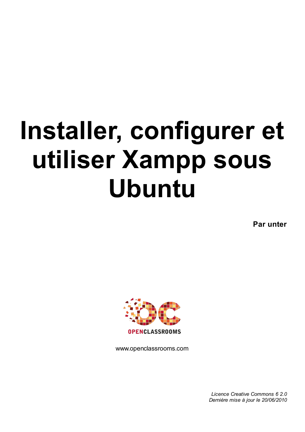 Installer, configurer et utiliser Xampp sous Ubuntu