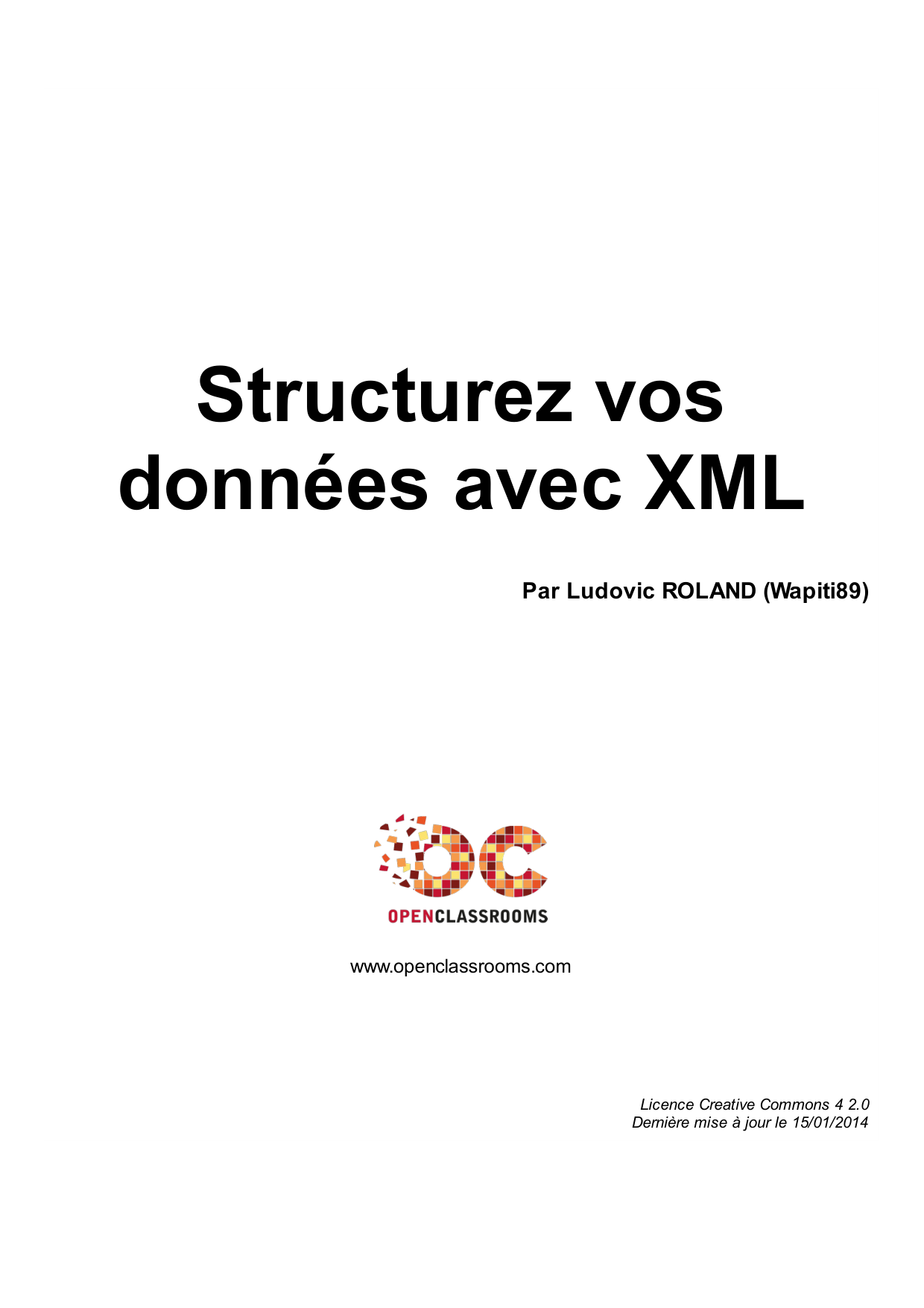 Structurez vos données avec XML
